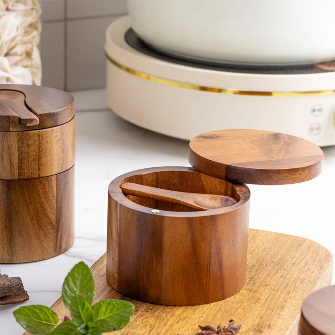 Salt & Pepper Cellar + Spoon Included
