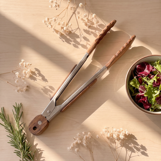 Acacia Wood Tongs