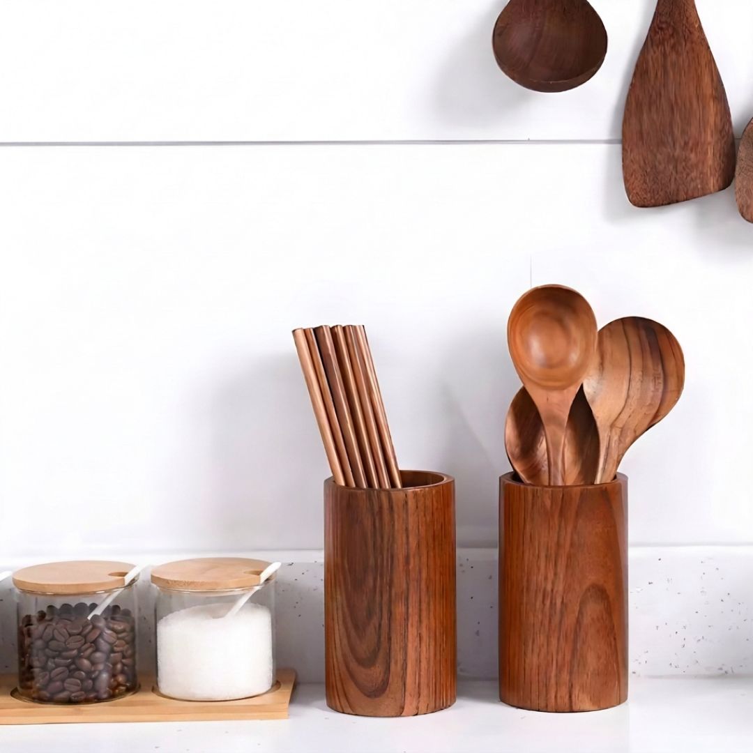 Utensil Holder & Spoons Rest