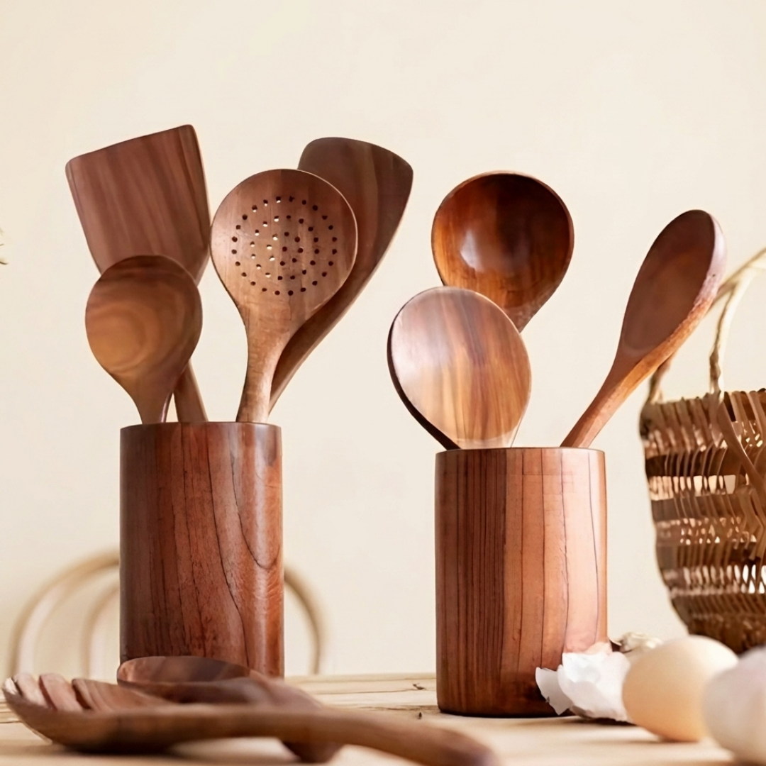 Utensil Holder & Spoons Rest