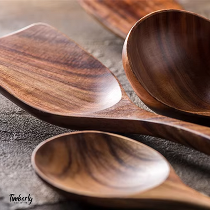 Wooden Teak Utensil Set - 50% OFF SALE