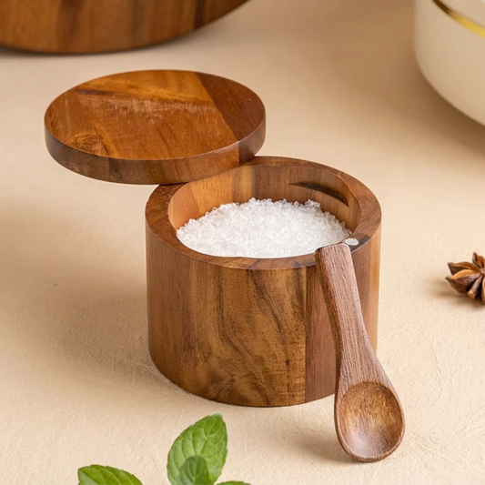 Salt & Pepper Cellar + Spoon Included
