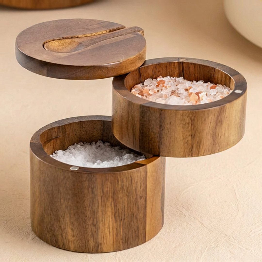 Salt & Pepper Cellar + Spoon Included