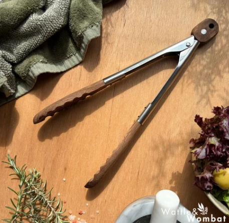 Acacia Wood Tongs