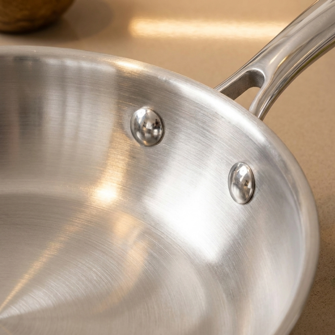 Pure Stainless Steel Pan Set