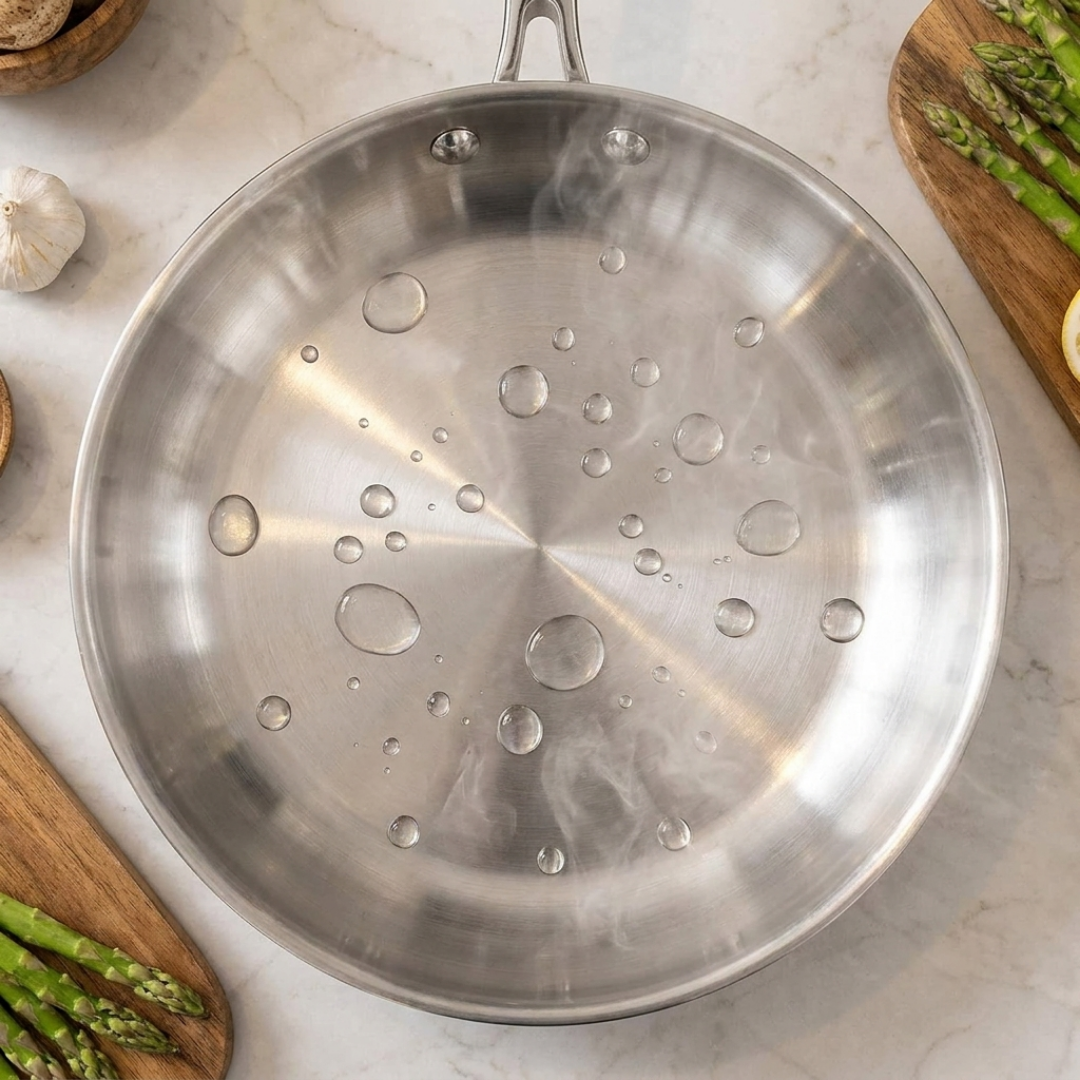 Pure Stainless Steel Pan Set