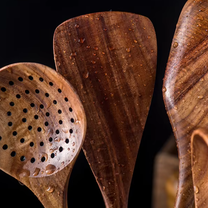Wooden Teak Utensil Set